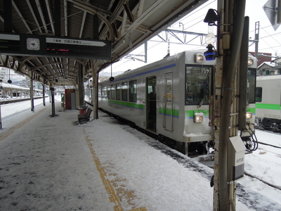 小樽からの列車